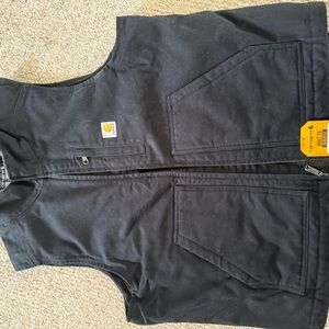 Carhartt Black and Orange Branded Product Tag